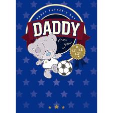 Daddy From Your Little Boy Me to You Bear Fathers Day Card Image Preview